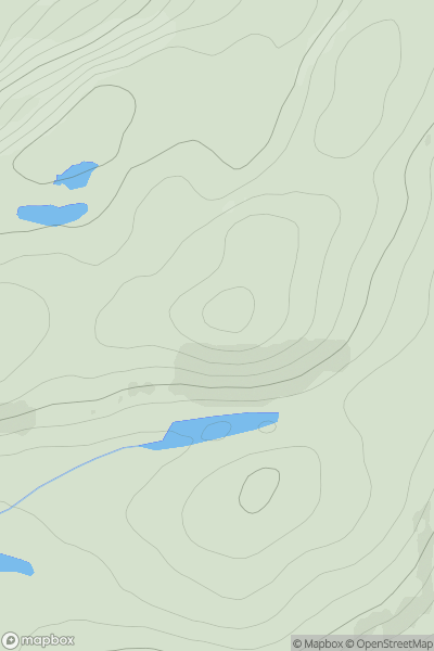 Thumbnail image for Creag na h-Iolaire [Loch Broom to Strath Oykel] showing contour plot for surrounding peak